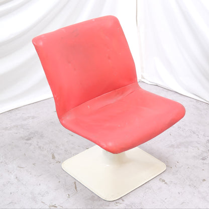 Yrjö Kukkapuro Big Junior Chair – Red Leather - Haimi