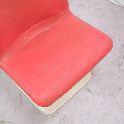 Yrjö Kukkapuro Big Junior Chair – Red Leather - Haimi