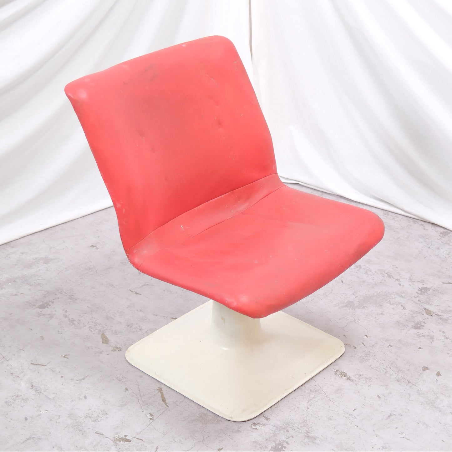 Yrjö Kukkapuro Big Junior Chair – Red Leather - Haimi