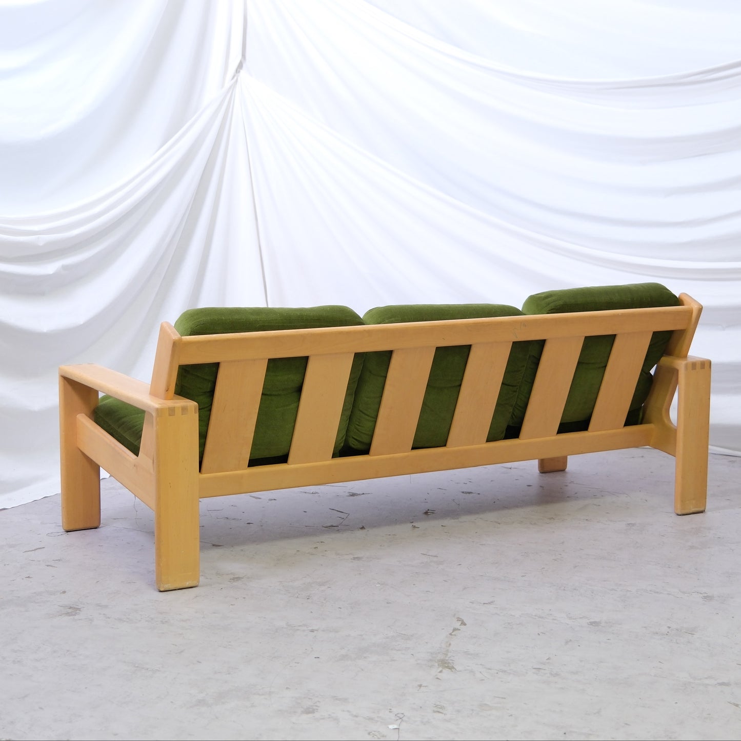 Esko Pajamies Bonanza 3-seater Sofa – Green Velvet, Asko