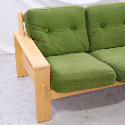 Esko Pajamies Bonanza 3-seater Sofa – Green Velvet, Asko