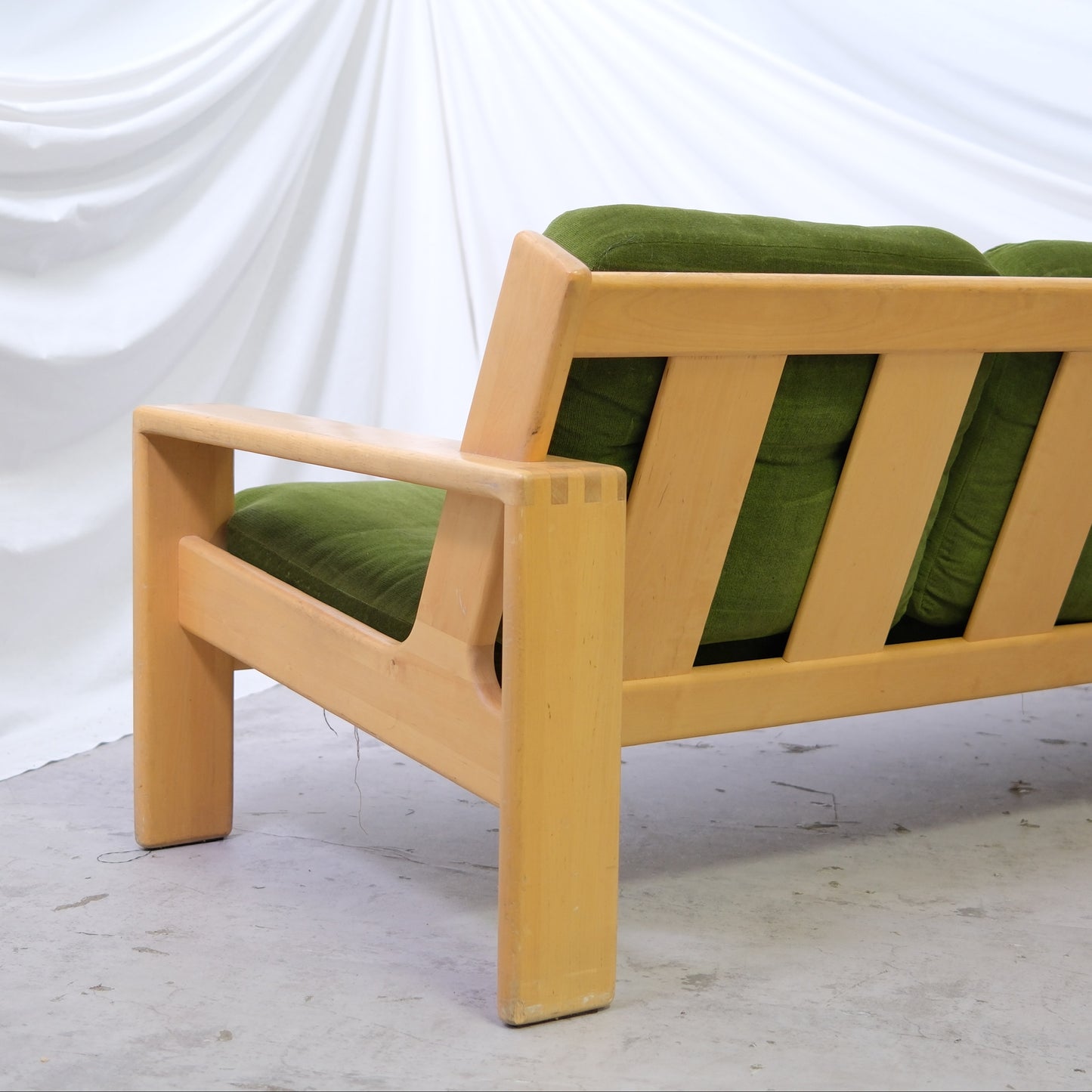 Esko Pajamies Bonanza 3-seater Sofa – Green Velvet, Asko