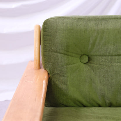 Esko Pajamies Bonanza Armchair – Green Velvet, Asko