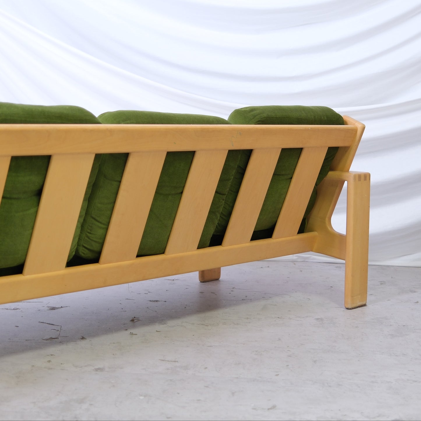 Esko Pajamies Bonanza 3-seater Sofa – Green Velvet, Asko