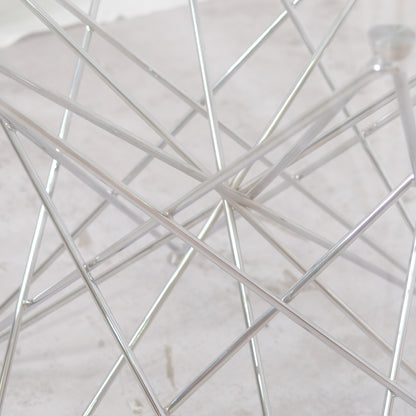 Vintage Bonaldo Round Dining Table – Glass Top 160 cm