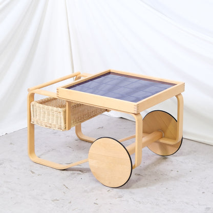 Artek 900 Tea Trolley - Special Edition Blue Tiles, 2006