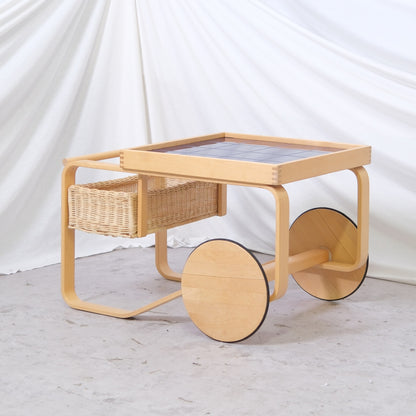 Artek 900 Tea Trolley - Special Edition Blue Tiles, 2006