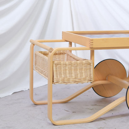 Artek 900 Tea Trolley - Special Edition Blue Tiles, 2006