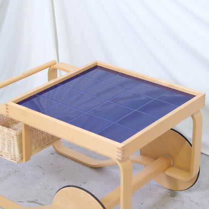 Artek 900 Tea Trolley - Special Edition Blue Tiles, 2006