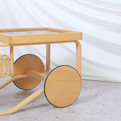 Artek 900 Tea Trolley - Special Edition Blue Tiles, 2006