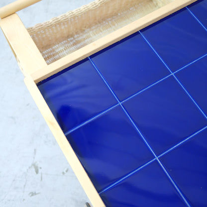 Artek 900 Tea Trolley - Special Edition Blue Tiles, 2006