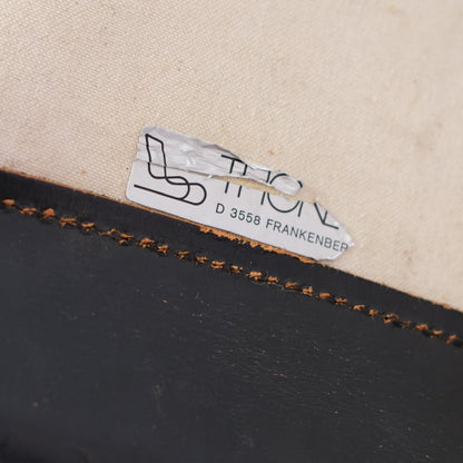 Thonet MR10 Chairs – Black Leather & Chrome