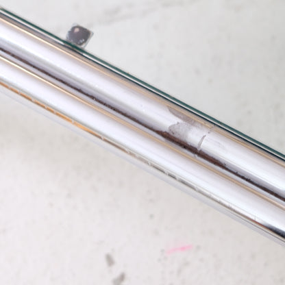 Vintage Italian Chrome and Glass Coffee Table