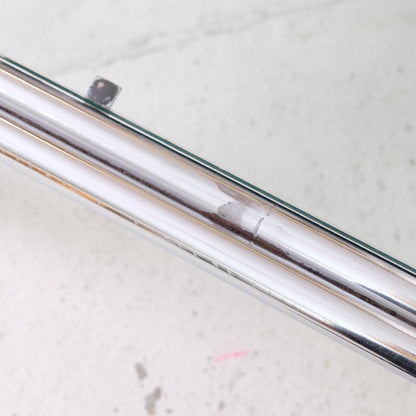 Vintage Italian Chrome and Glass Coffee Table