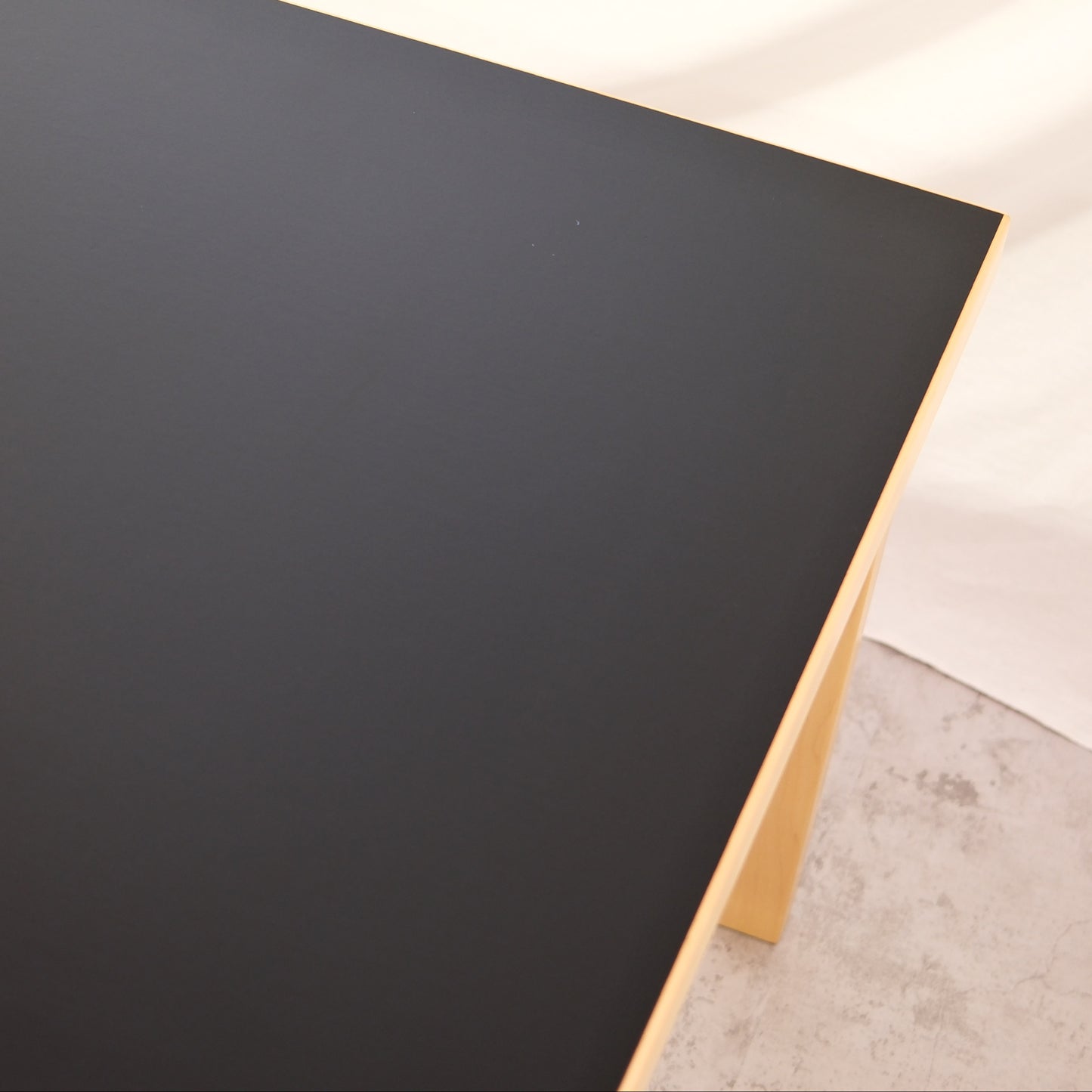 Artek 82A Table, Black Linoleum, 150 cm