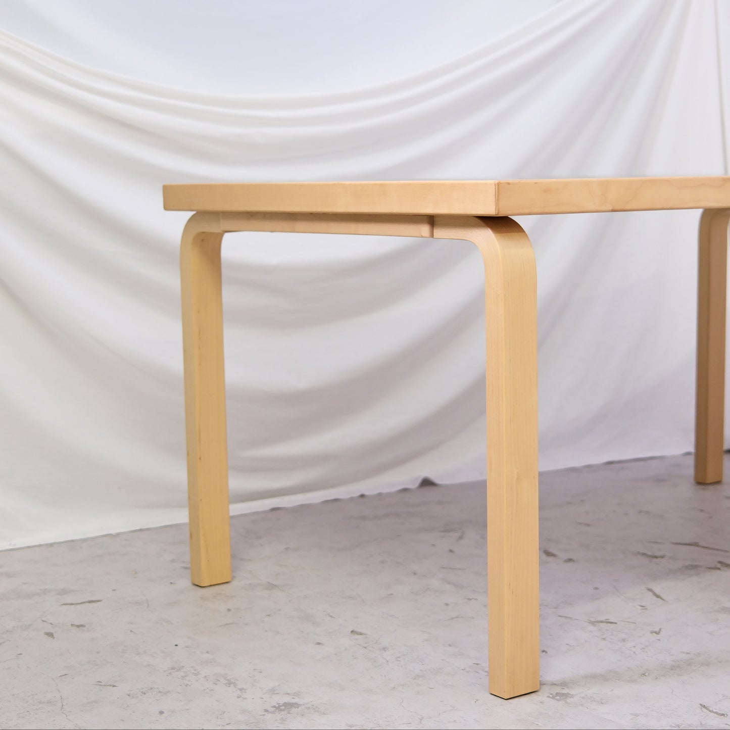 Artek 82A Table, Black Linoleum, 150 cm