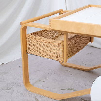 Artek 900 Tea Trolley, White Tiles