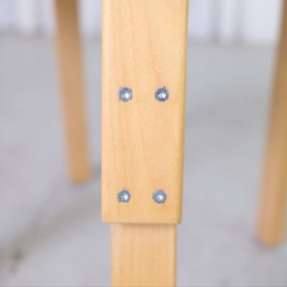 Alvar Aalto Chair 69 for Artek with Blue Laminate