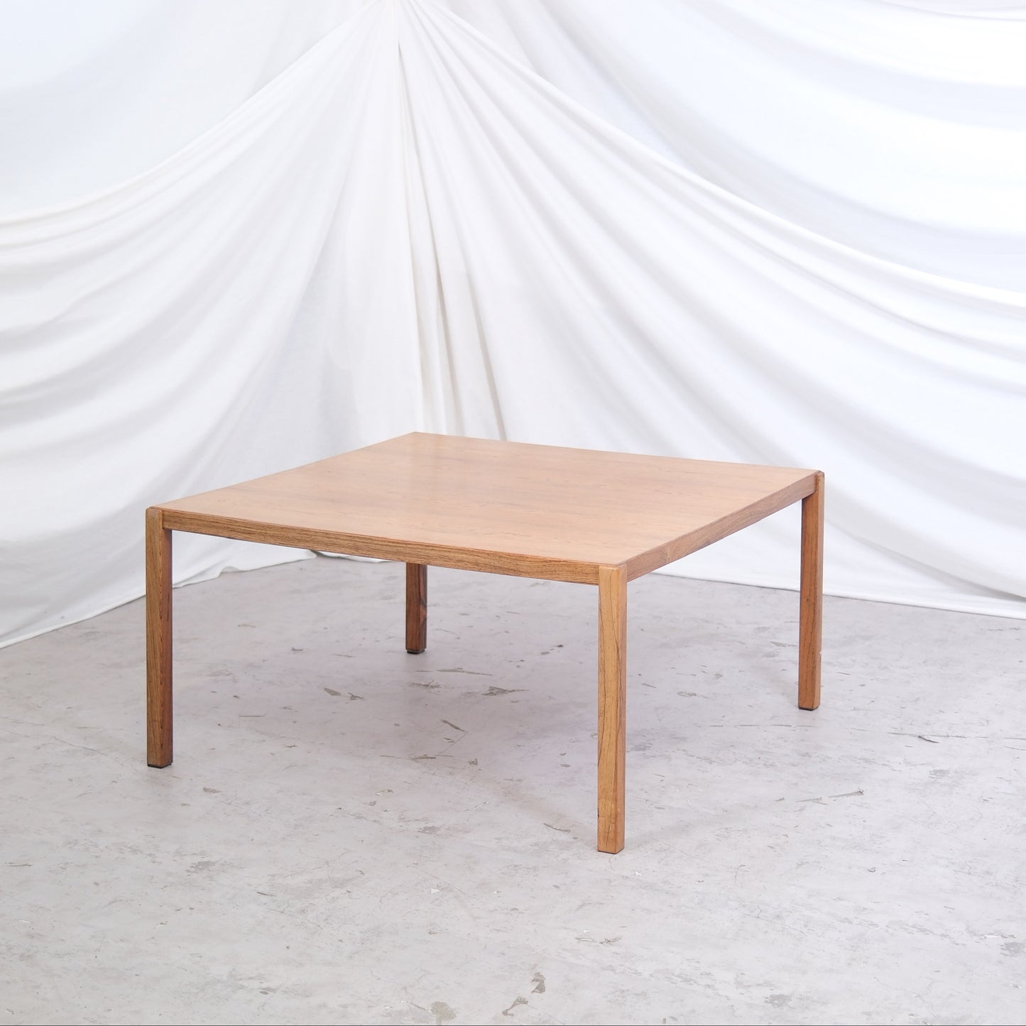 Vintage Rosewood Coffee Table 90 x 90 cm