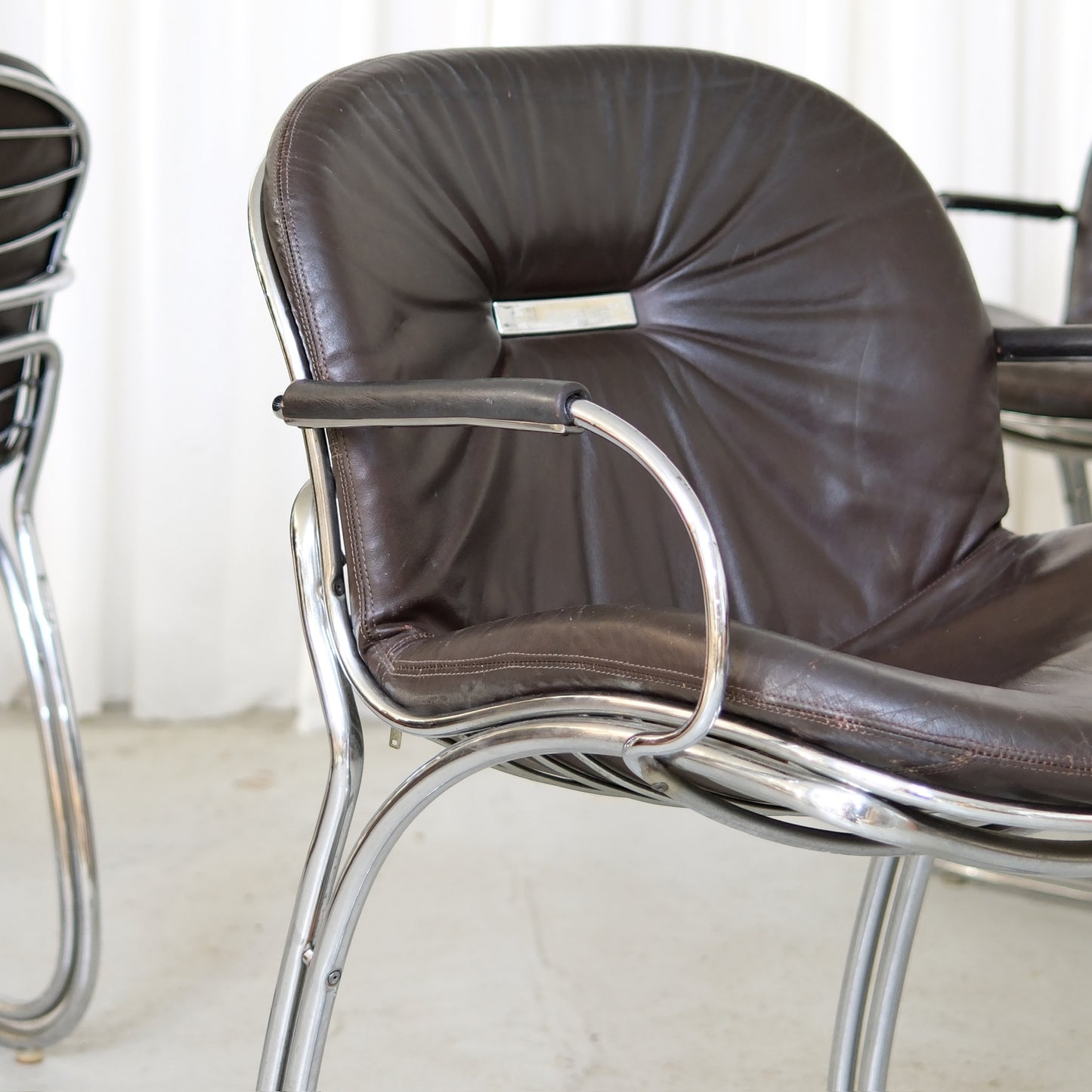 Gastone Rinaldi Sabrina Chairs for RIMA, Italy, 1970s