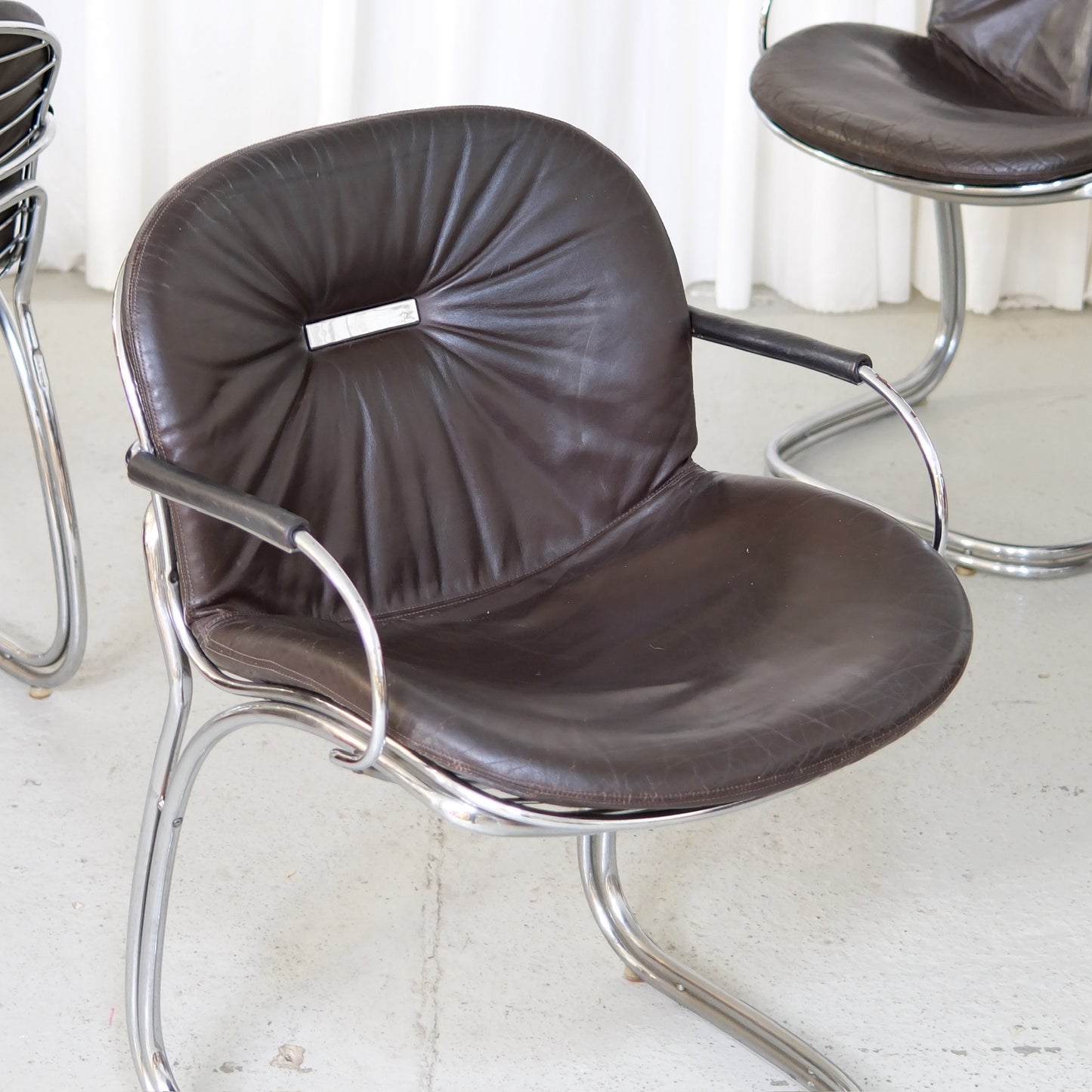 Gastone Rinaldi Sabrina Chairs for RIMA, Italy, 1970s