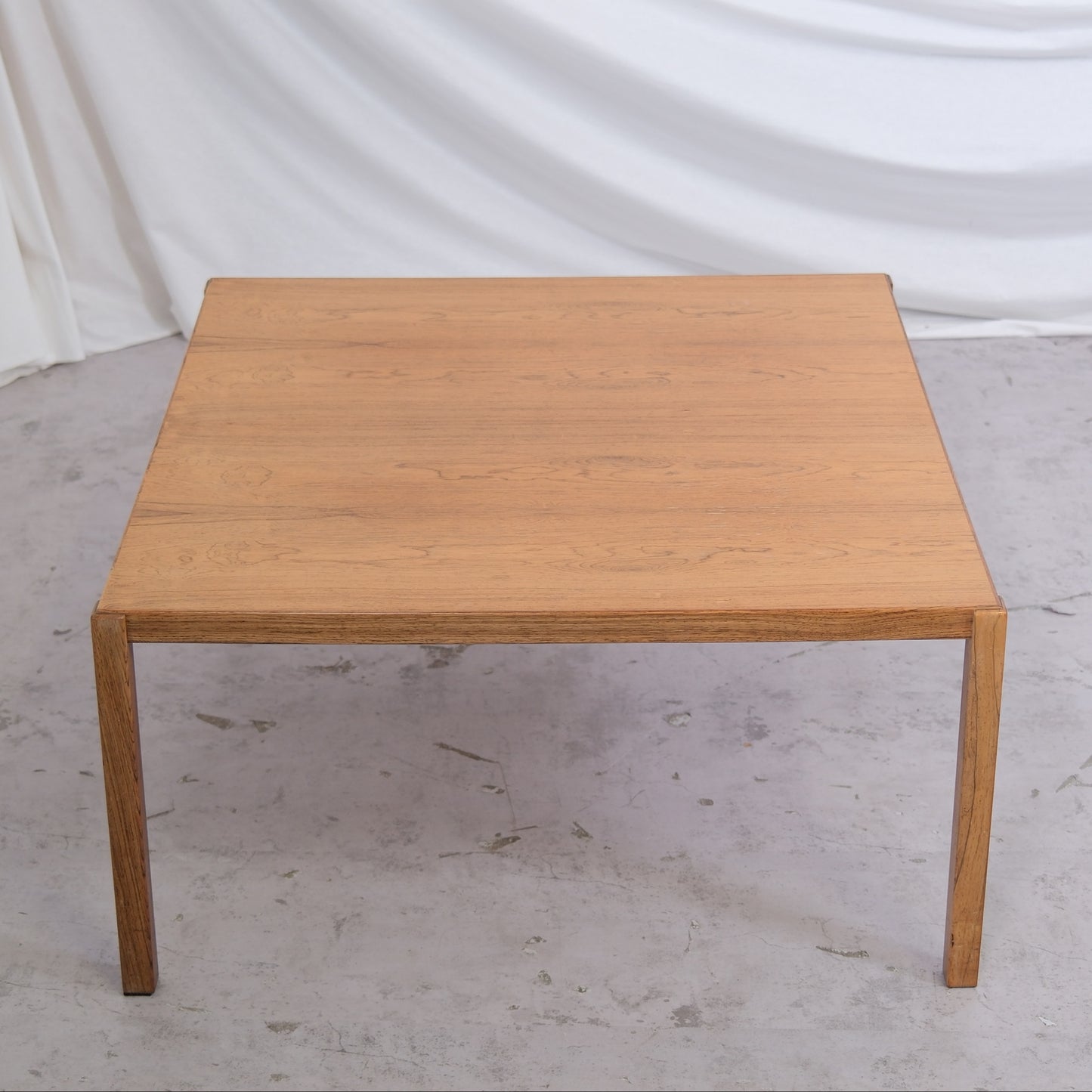 Vintage Rosewood Coffee Table 90 x 90 cm