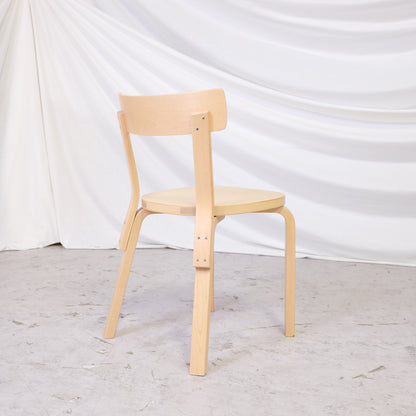 Artek Alvar Aalto 69 Chairs in Birch