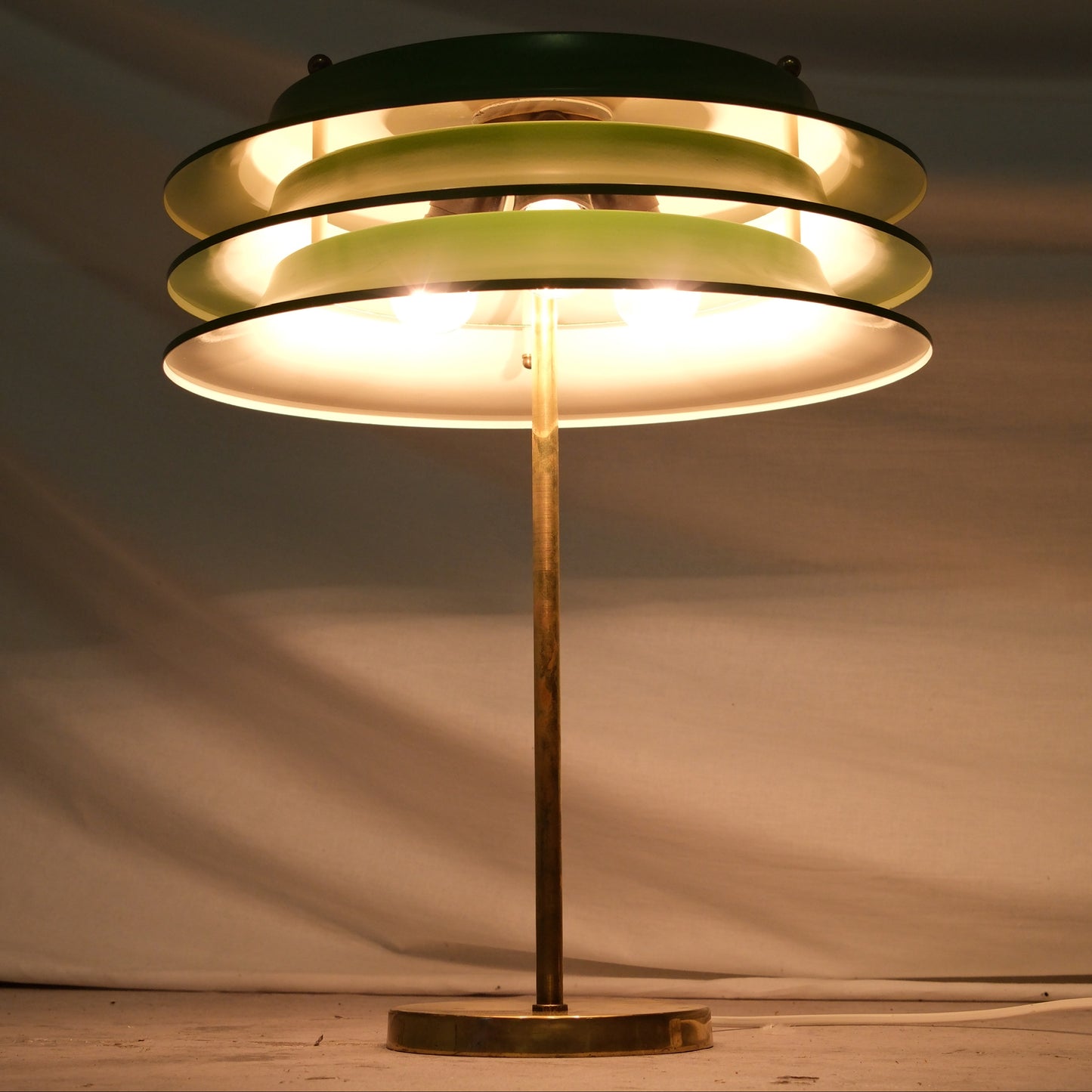 Kai Ruokonen Table Lamp, Green - 1970s