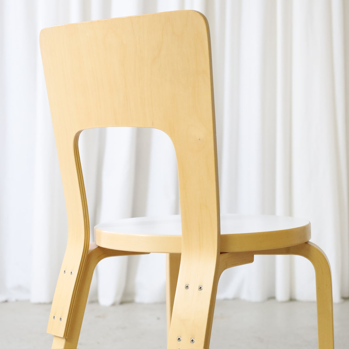 Artek Chair 66 rear construction detail