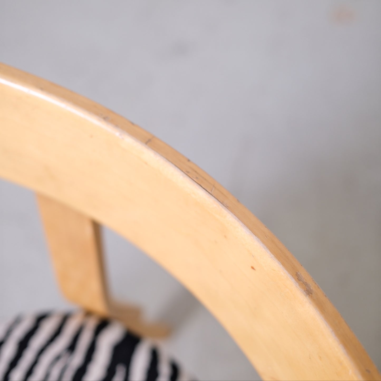 Artek Chair 69 with Zebra Upholstery by Alvar Aalto
