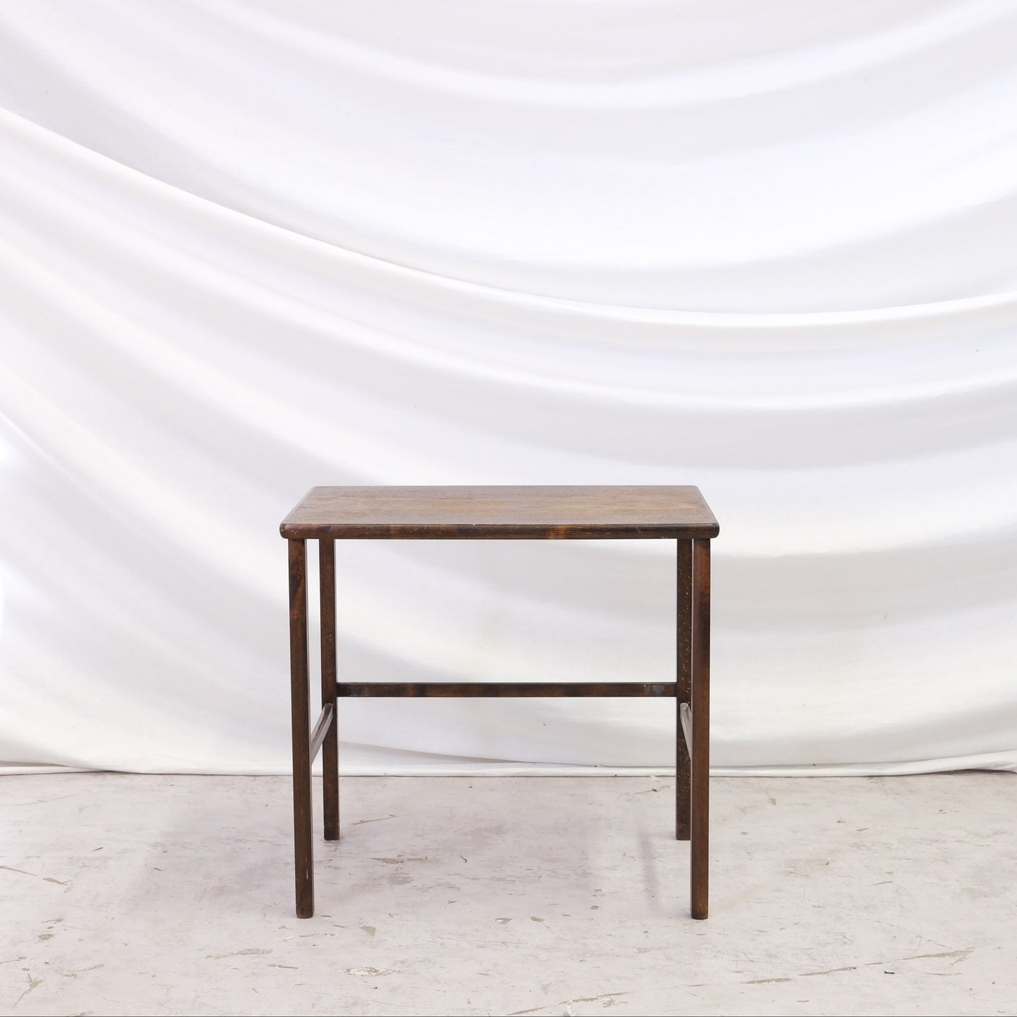 Vintage Dark Wood Nesting Tables