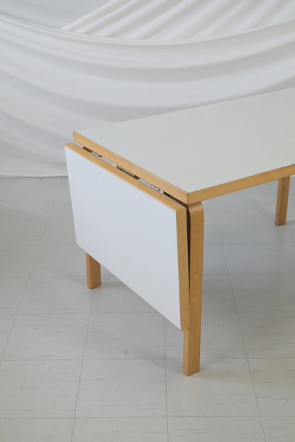 Artek Large Drop Leaf Table by Alvar Aalto