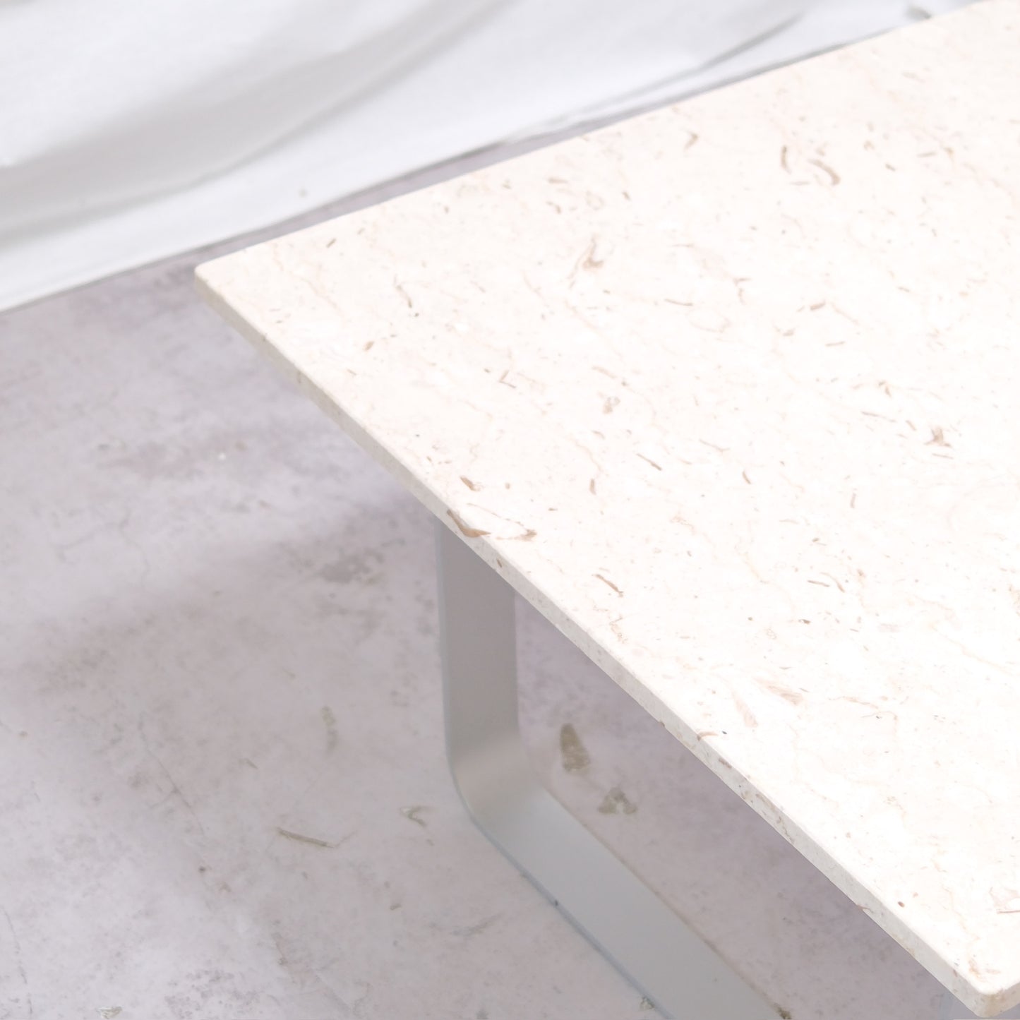 Ilmari Lappalainen – Pulkka Coffee Table with Marble Top