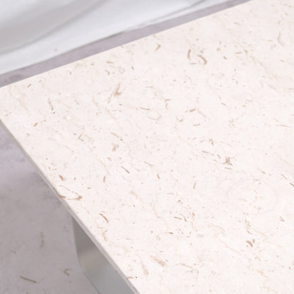 Ilmari Lappalainen – Pulkka Coffee Table with Marble Top