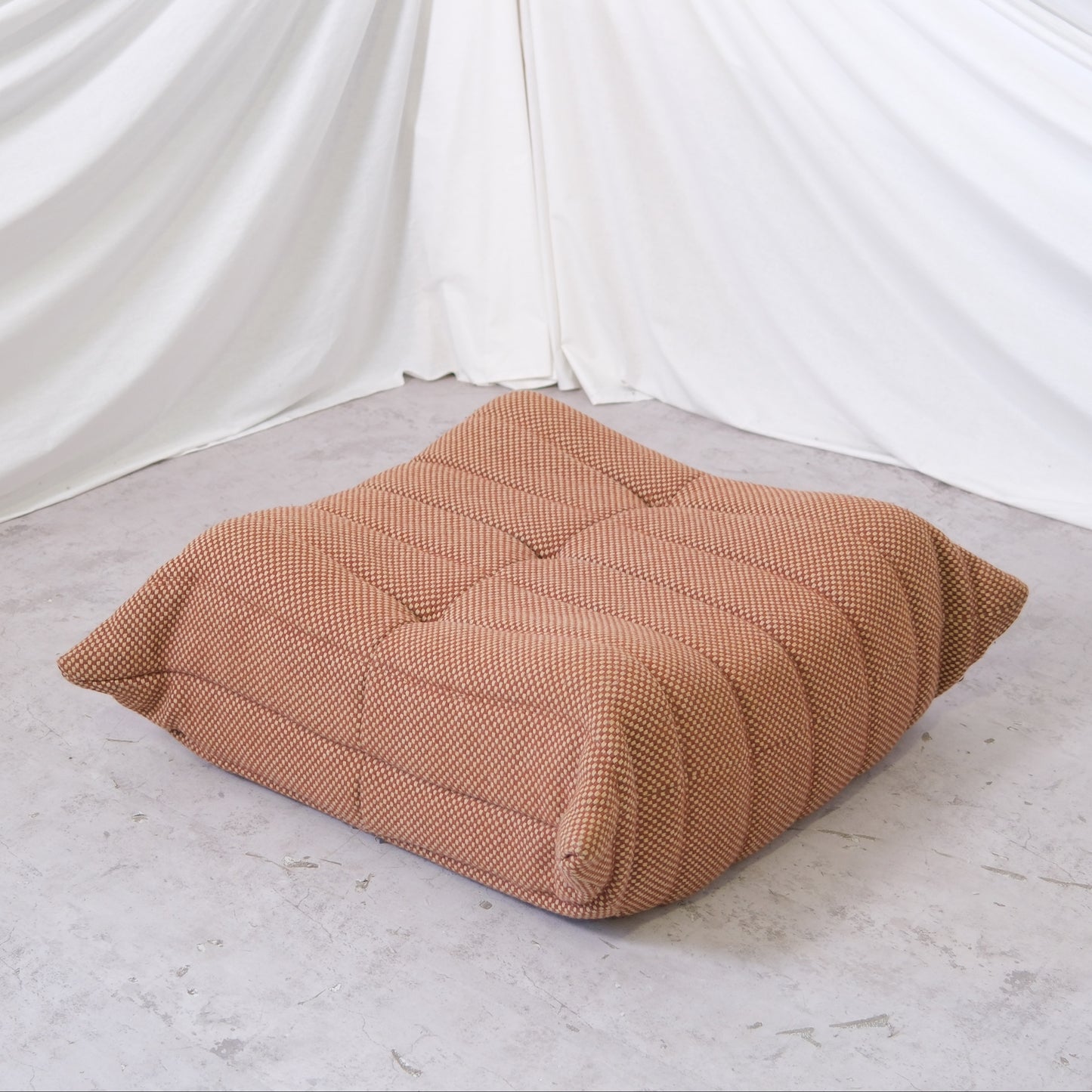 Ligne Roset Togo Set in Brown Wool Fabric - Michel Ducaroy