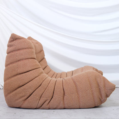 Ligne Roset Togo Set in Brown Wool Fabric - Michel Ducaroy