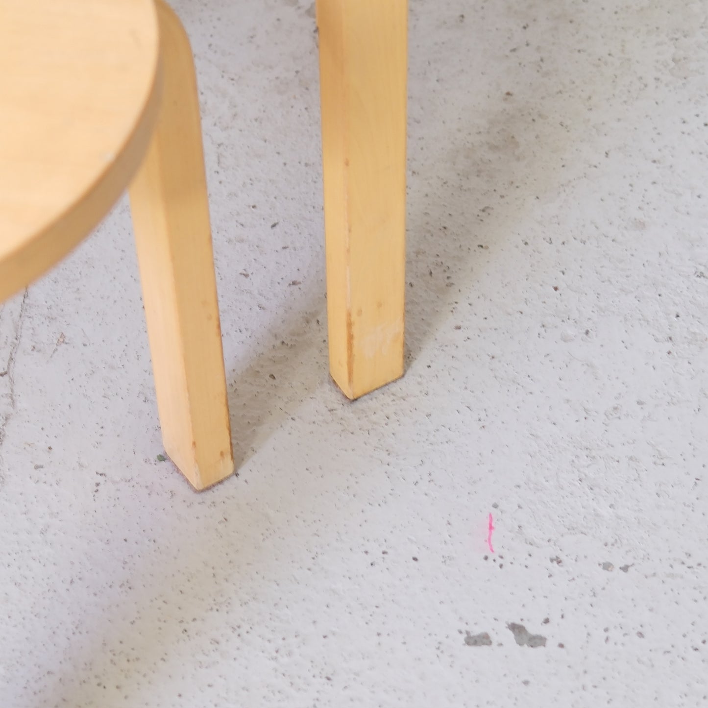 Alvar Aalto Stool 60 for Artek, 1960s Finger Joint Edition