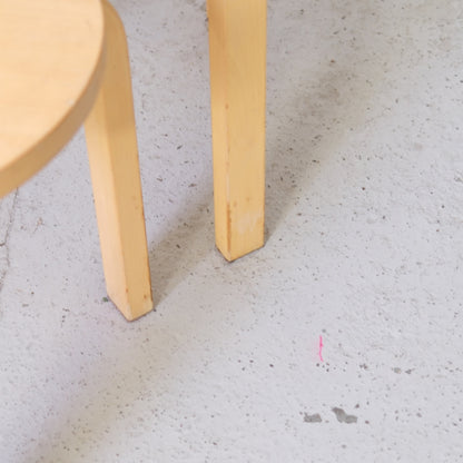 Alvar Aalto Stool 60 for Artek, 1960s Finger Joint Edition