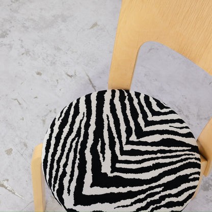 Alvar Aalto Chair 66 for Artek Zebra Upholstery