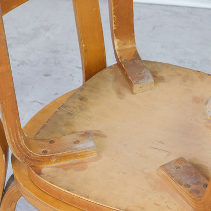 Alvar Aalto Chair 69 for Artek, 1950s Finger Joint Chairs