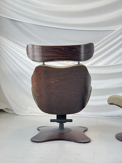 stokke lounge chair Stokke Tok lounge chair with ottoman – Pino Interiors