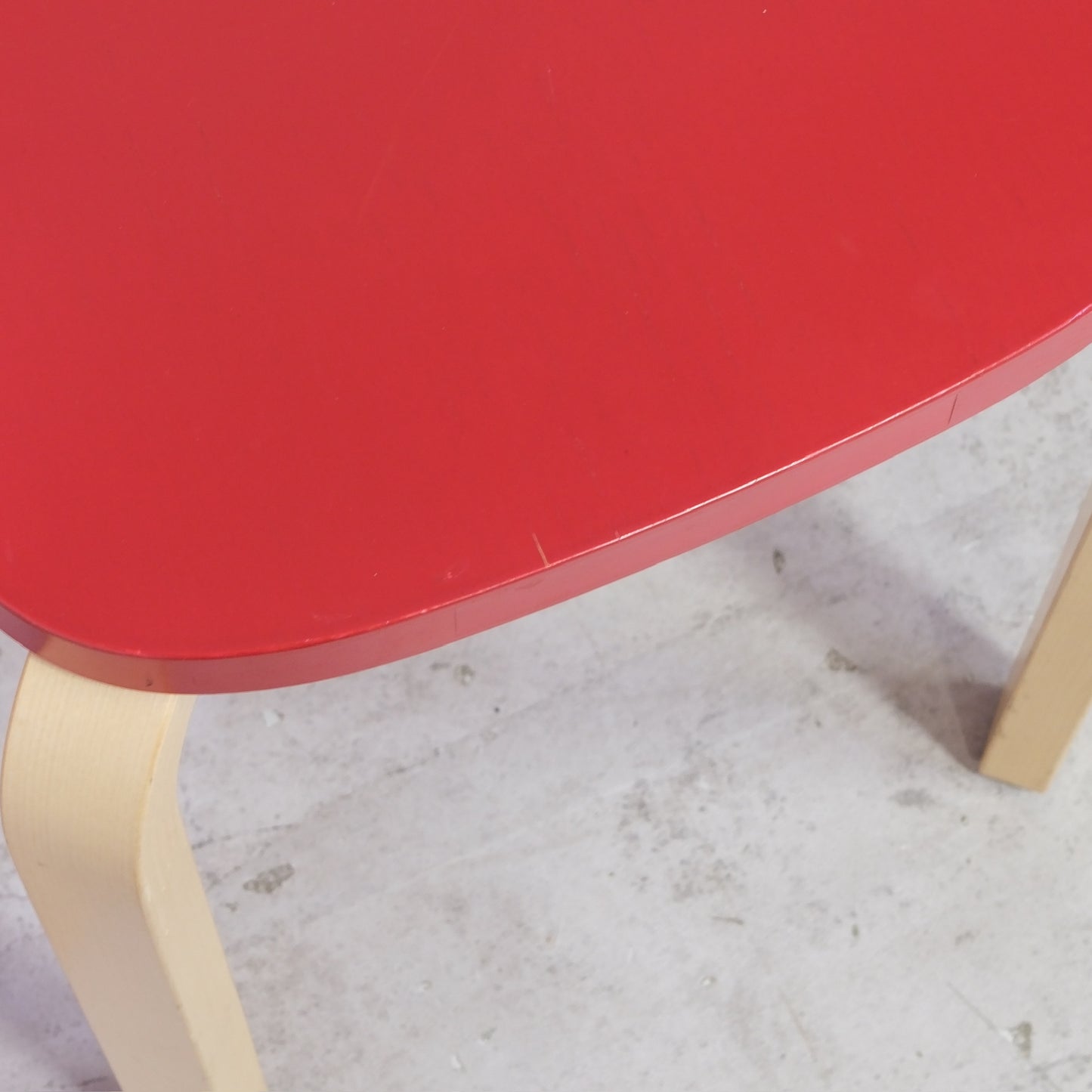 Artek Chair 69 - Birch with Red Seat (2021)