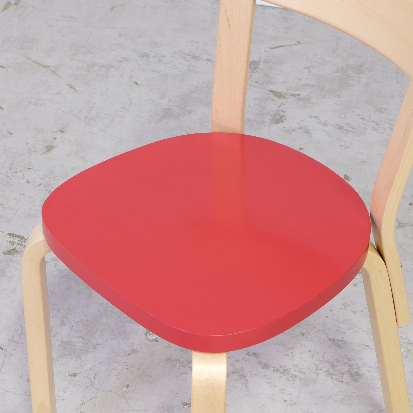 Artek Chair 69 - Birch with Red Seat (2021)