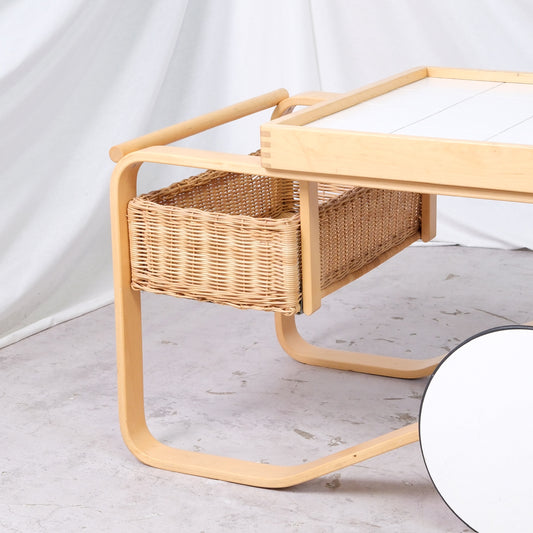 Artek 900 Tea Trolley, White Tiles