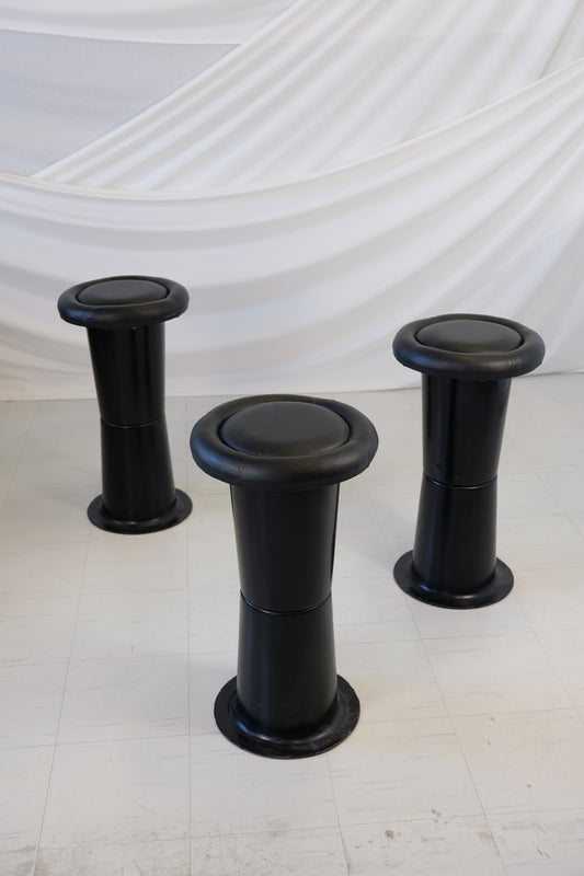 Yrjö Kukkapuro ‘Saturnus’ Bar Stools by Haimi – Set of 3 (Rare)