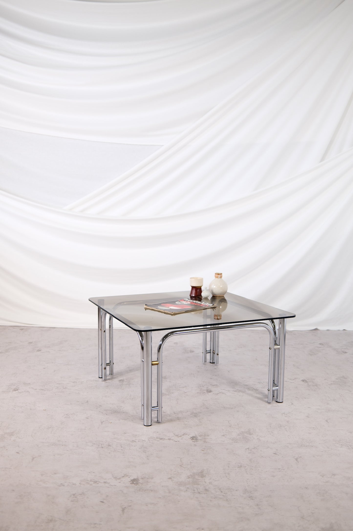 Vintage Square Coffee Table 1970s