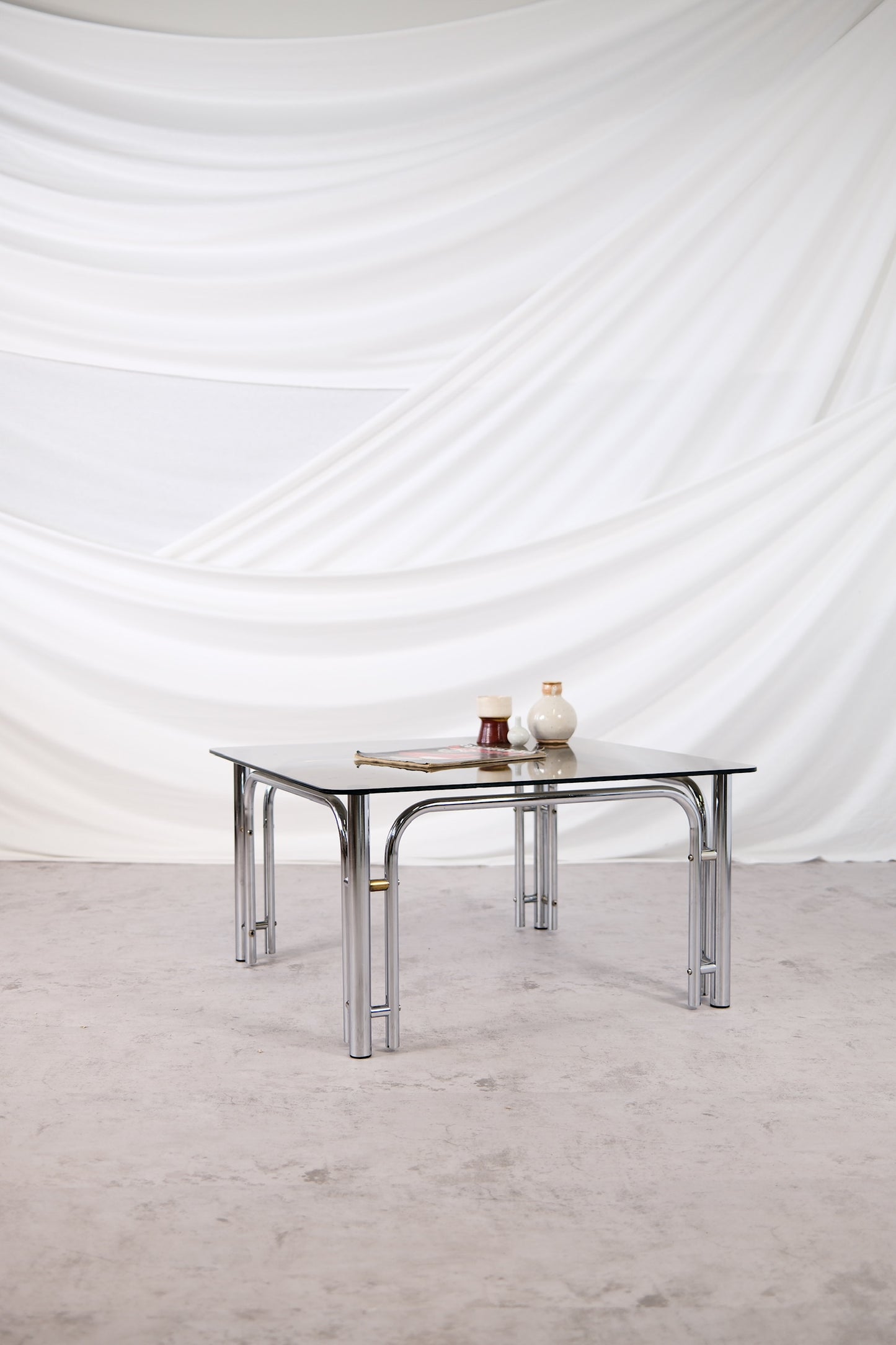 Vintage Square Coffee Table 1970s