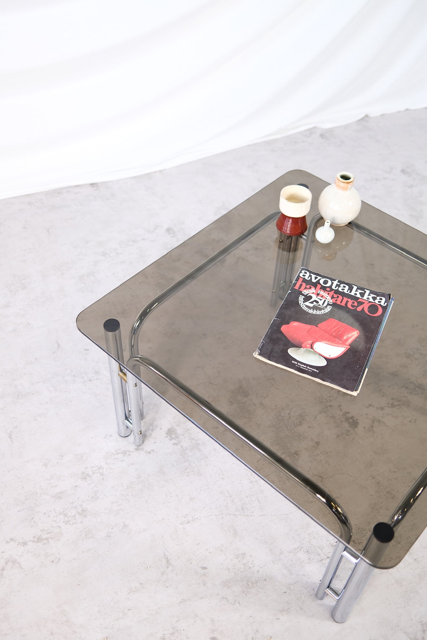 Vintage Square Coffee Table 1970s