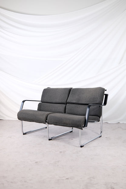 Yrjö Kukkapuro Remmi 2-Seater Sofa in Kvadrat Fabric
