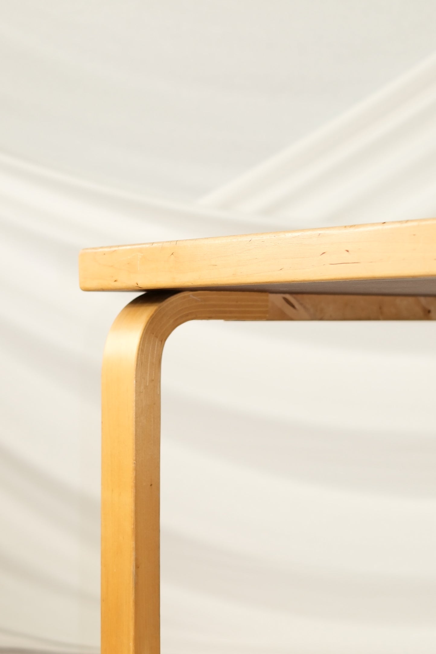 Artek 80B Table, Yellow Laminate